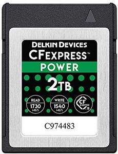 Delkin Devices 2TB Power CFexpress Type B Memory Card (DCFX1-2TB)