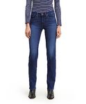 Levi's Women's 314 Shaping Straight Jeans, Cobalt Offbeat, 30