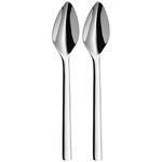 WMF 1291946042 Nuova Cromargan Grapefruit Knife and Spoon Set, Silver, 2-Piece