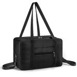 CNMTCCO for Ryanair Cabin Bag 40x20x25 Underseat Small Cabin Bag with Shoulder Strap Foldable Travel Bag Waterproof Holdall Bag Carry on bag Hand Luggage Bag for Men and Women (Black)