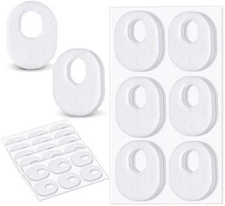 WILLBOND 30 Pcs Callus Pads Soft Felt Callus Oval Shape Corn Pads for Bottom of Foot Adhesive Foot Corn Pads for Men and Women Feet Toes Heel Pain Relief, White