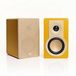 DALI KUPID Premium Compact Passive HiFi Bookshelf Speakers, 2-Way Design with 4.5 in. Woofer and 1 in. Tweeter, Including Wall Mount (Pair) – Gold Yellow