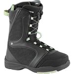 Nitro Flora TLS BOOT'21 Women's Snowboard Boat, Black-Mint, 240