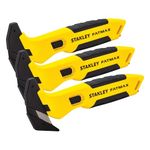 STANLEY FATMAX FMHT10358-0 Packing Cutter, Bi-Material (Pack of 3)