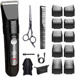 Youker Hair Clipper Cordless Hair Cutter Men's Electric Barber Haircutting 0.8-24mm Compatible 2-Stage Speed Adjustable 1500mAh Rechargeable Battery LED Power Display Low Noise for Home Use Commercial Use Child Use