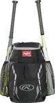 Rawlings R400-B Youth Player's Backpack, Black