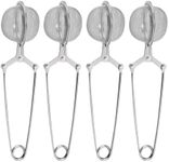 Tea Strainers for Loose Tea, 4 Pack