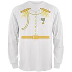 Old Glory Prince Charming Costume White Adult Long Sleeve T-Shirt - 2X-Large