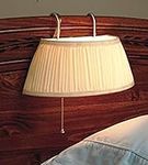 TRM Headboard Lamp, White, Single
