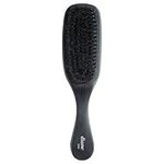 Diane 100% soft boar bristle curved wave mens hair brush with handle, d1005