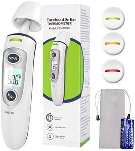 Medical Digital Thermometer 3-in-1 – Forehead, Ear & Object Thermometer | 35 Memory Function | Fast & Accurate IR Sensors | Fever Alarm | for Babies, Adults & Objects, Beverages | Batteries Included