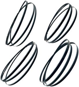 FOXBC 80 Inch Bandsaw Blades 4 Pack, 1/4", 3/8", 1/2" Widths, 6 &10 & 14TPI