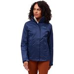 MARMOT Women's PreCip ECO Jacket | Lightweight, Waterproof Jacket for Women, Ideal for Hiking, Jogging, and Camping, 100% Recycled, Arctic Navy, Medium