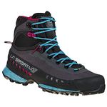 La Sportiva Women's TXS Woman GTX Mountain Boots, Carbon Aquamarine, 6.5 UK