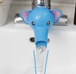 Istara Animal Baby Elephant Water Tap Faucet Extender, Plastic Cartoon Crane Extender Water Tap Holder - Kids Water Saving Sink Bathroom Accessory for Kid Baby Children Essential