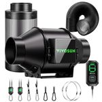 VIVOSUN PRO G4 Smart Air Filtration Set, 10 cm AeroZesh G4 Duct Fan with E12 Speed Control, Carbon Filter & Air Duct, Ventilation System for Grow Tent, Hydroponics