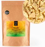 BRIX Freeze Dried Melon | 100% Natural Dried Cantaloupe Melon 95g | Great Taste Award Dried Fruit | Non-GMO, Gluten Free, Vegan & Vitamins Retained