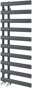 Denver Grey Heat Towel Rail Vertical Bathroom Radiator Ladder Rail Towel Warmer Heater -1140mm x 500mm