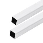 DMiotech 2Pack (30mm x 30mm x 1.2mm) 6063 Aluminum Square Tube 200mm Length Industry Metal Tubing for Machinery Frame Construction DIY Projects