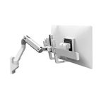 Ergotron HX Wall Mount Monitor Arm - Mounting kit (articulating arm, wall mount, pivot, mounting hardware, extension part) for Monitor - white - screen size: up to 42" - wall-mountable