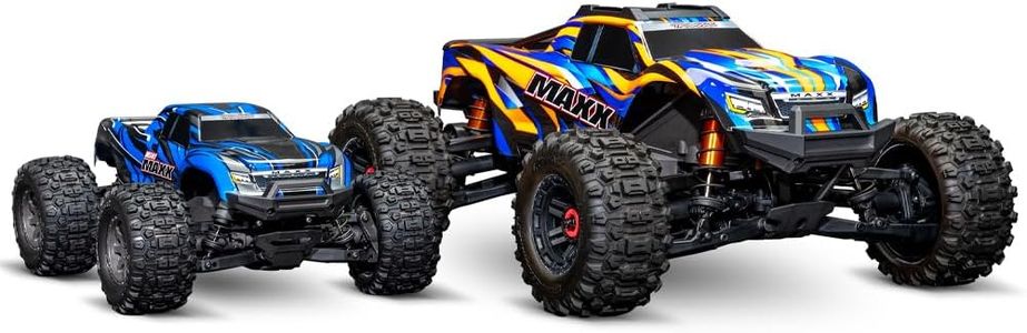 Traxxas Mini MAXX RC Monster Truck – RTR, Blue, Battery & Charger Included