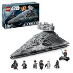 LEGO Star Wars Imperial Star Destroyer Starship Building Toy, Collectible A New Hope Set Includes a Darth Vader Character Minifigure, Birthday Gift for 10 Plus Year Old Kids, Boys & Girls 75394