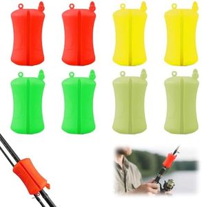Portable Fishing Rod Fixed Ball 2025 New Pole Clips Multi-Function Non-Slip Stretchy Rod Tie, Fishing Accessories for Various Sizes (Mix-8pcs)