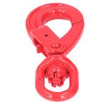 Self Locking Crane Hook G80 Forged Steel Safety Rotating Hooks for Ships Automobiles(3.15T)