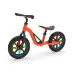 Chillafish Charlie Glow balance bike - Orange | Kids cycle with Light-up wheels | Carry handle | Adjustable Seat and Handlebar | Puncture-proof 10-inch Wheels | Toddlers 18-48 months