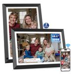 Frameo 2 Pack 10.1 Inch 32GB WiFi Arktronic Digital Photo Frame, Smart Picture Frame with HD IPS Touchscreen, Light Sensor, Remotely Share Photos/Videos via Frameo App, Digital Frame for Office Desk