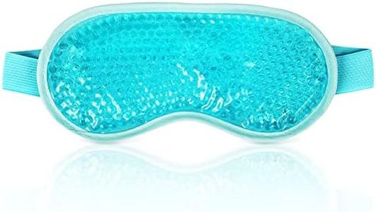 ACWOO Cooling Eye Mask, Cooling Gel Beads Eye Mask for Puffy Eyes, Reusable Hot Cold Therapy Gel Eye Mask for Migraine Relief, Headache, Dark Circles, Dry Eyes, Swollen Eyes, Sinus Pain