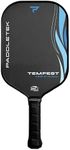Paddletek Tempest TKO-C - Professional Pickleball Paddles with Polymer Honeycomb Core - PT-700 Unidirectional Carbon Fiber – Torsional Weighting & High Tack Performance Grip - USAPA Approved - Riptide