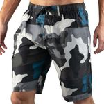 Kanu Surf Men's Big Kala Extended Size Quick Dry Beach Shorts Swim Trunk, surf camo Black, 5X