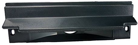 Central Vacuum Sweep Inlet Valve. CanSweep Dustpan Inlet Valve (Black) for Under Counter and Baseboard Installation for Central Vacuum Systems