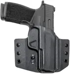 Tulster OWB Contour Holster in Right Hand fits: Sig Sauer P365 XMACRO | Optic Compatible Outside The Waistband Concealed Carry Kydex Holster