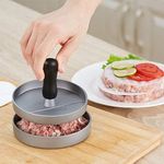 MFORALL Non-Stick Burger Press Aluminum Hamburger Patty Maker | Non-Stick Aluminum Burger Press Patty Maker Mold for Barbecue Grill Stuffed Cheeseburger Burger Stuffer Beef