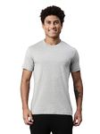 Levi's Men's Plain Regular Fit T-Shirt (PR680013_Light Grey Melange S)