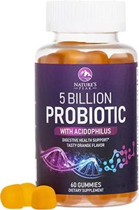 Probiotics Gummies for Women & Men - Daily Digestive Health Support & Gut Health Supplement - 5 Billion CFUs from 5 Probiotic Strains - Shelf Stable & Delicious - 60 Gummies