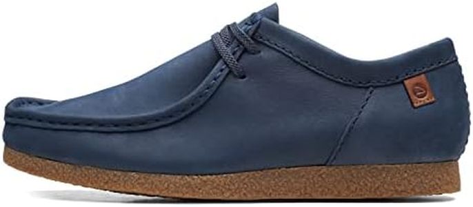 Clarks Men's Shacre Ii Run Shoes Moccasin, Navy Nubuc, 9