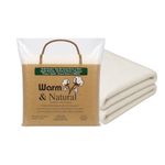 Warm Company Batting 120-Inch by 124-Inch Warm and Natural Cotton Batting, King