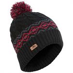 Trespass Men's Andrews Knitted Hat, Black, One Size UK