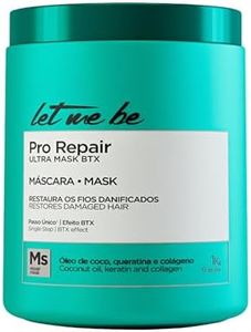 Let Me Be - BTX Capilar Pro Repair Ultra Mask un solo paso, Profesional Reductor de volumen, Aceite de coco queratina y colágeno, Orgánico y sin formol (1Kg)