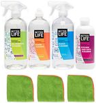 Better Life Plant-Based Cleaning Starter Kit with Cloths, 2426 7 Piece Set 1 Count