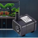 VAYINATO SOBO Aquarium Energy Saving Submersible Water Pump with Adjustable Flow Control (WP-3200 | Power : 5W | Output : 300L/H | Upto 3 Feet Tank