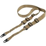 Feyachi L46 Two Points Rifle Sling with Large Metal Hook Adjustable Length Gun Sling