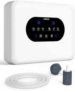 VIARRTCO Générateur de machine à ozone portable pour eau et air, ioniseur anti-odeurs avec double sortie, ozonateur multifonction avec ion négatif et minuterie