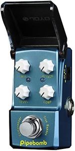 JOYO Compressor Mini Pedal for Electric Guitar Effect - True Bypass Ironman Series (PipeBomb JF-312)