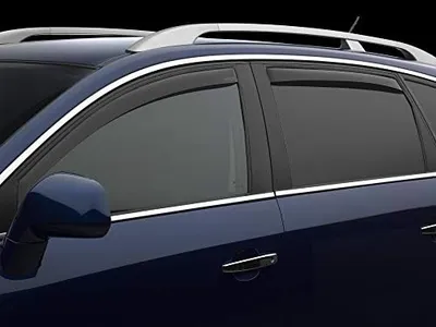 WeatherTech Custom Fit Side Window Deflectors for Jeep Grand Cherokee - (82562IM), Front & Rear Set - Dark Tint