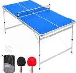 GoSports 6 x 3 ft Mid-Size Table Te