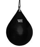 USI Universal UV Resistant Marine Grade Vinyl Water Punching Bag (WB) with D Shackle, Hanging Rope, Hose Filling Nozzle, Color : Black - 1 Unit (55cm (21.6"))